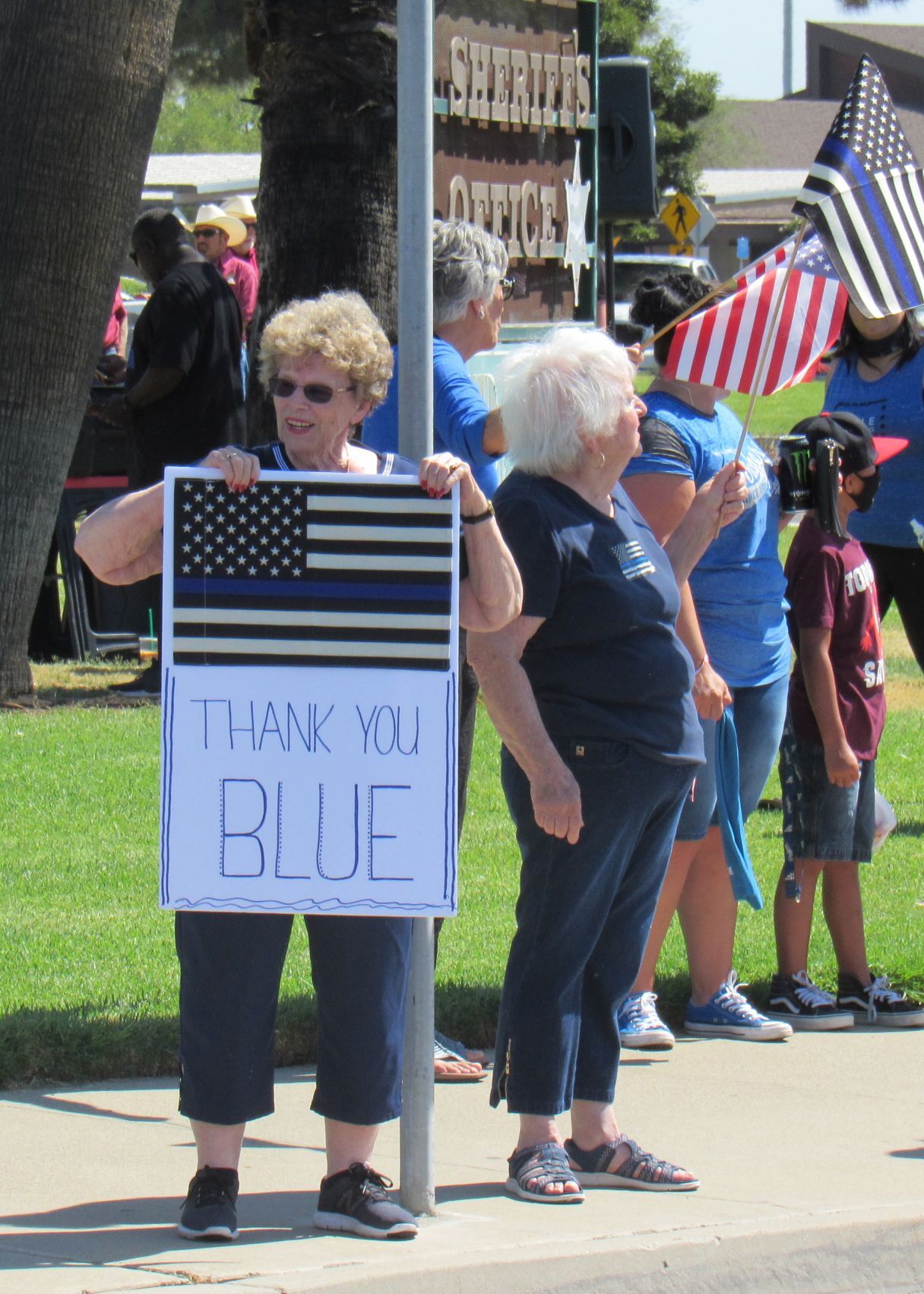 Back the Blue Rally